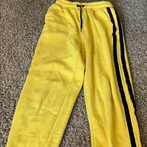 Yellow sweatpants